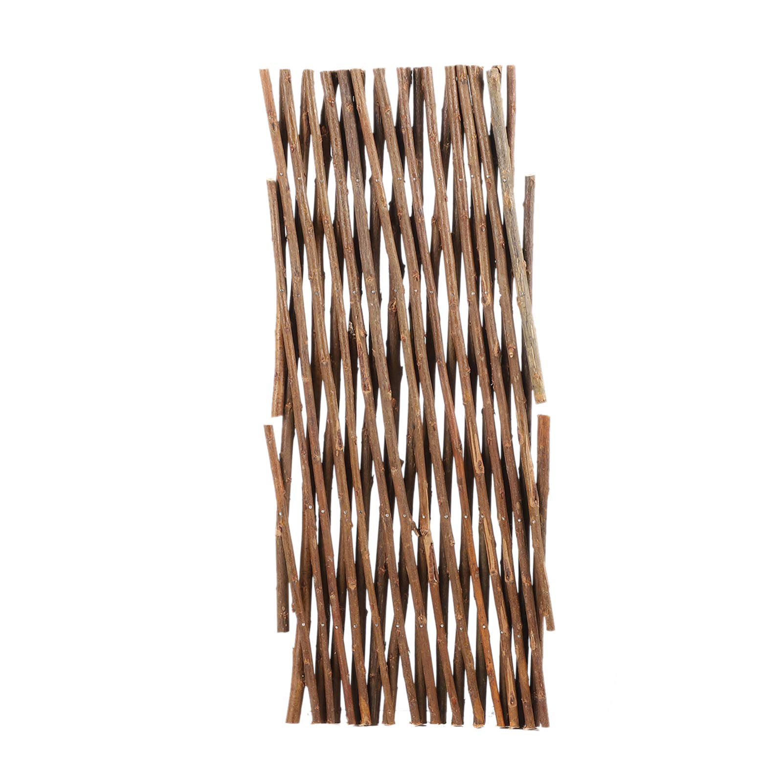 Ubervia Rolled Wooden Fence Home Decorative Garden Fence DIY Artificial Fence for House Balcony Garden Decor-image-21