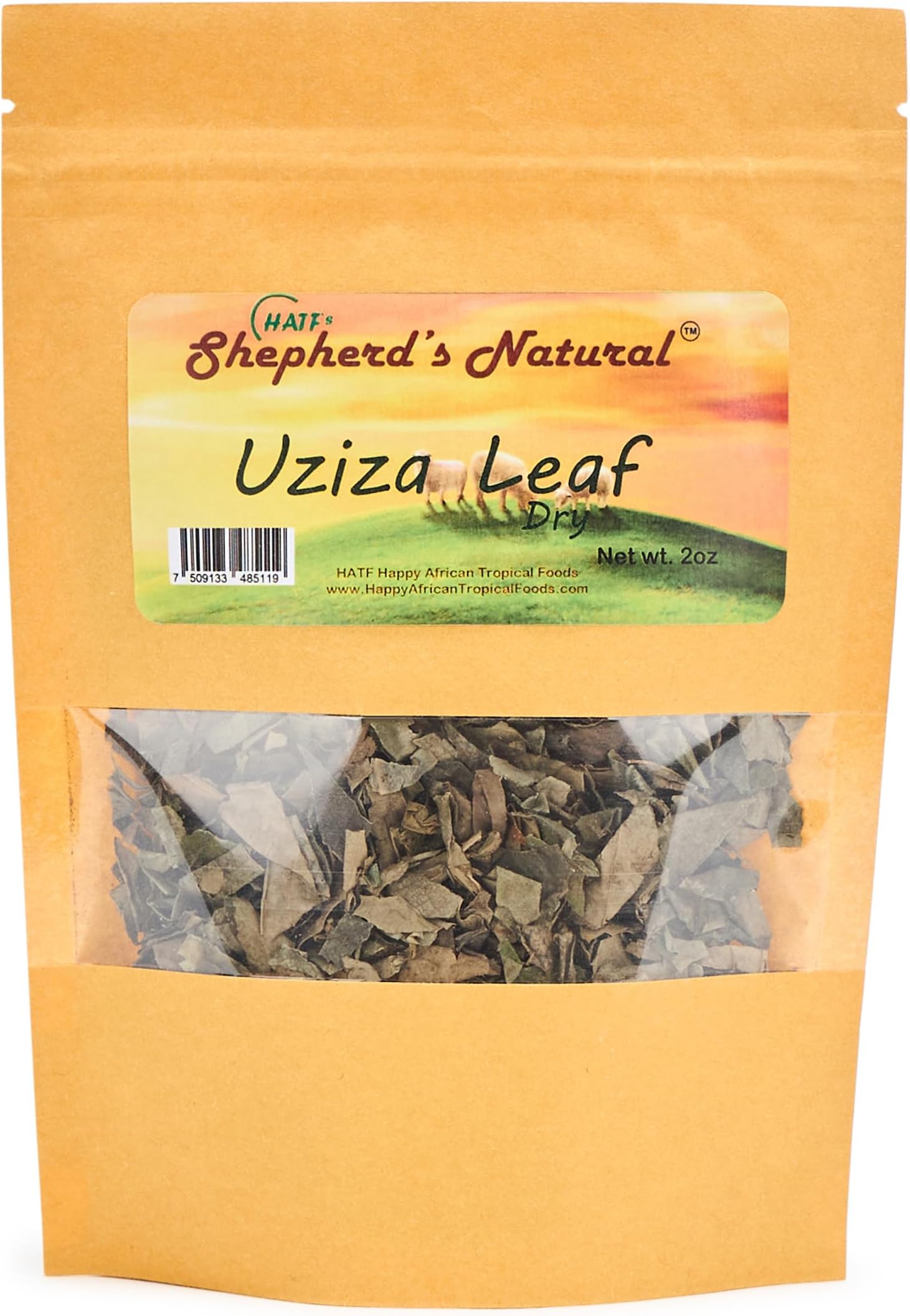 HATF'S SHEPHERD'S NATURAL Uziza Leaves, Dried. 2oz