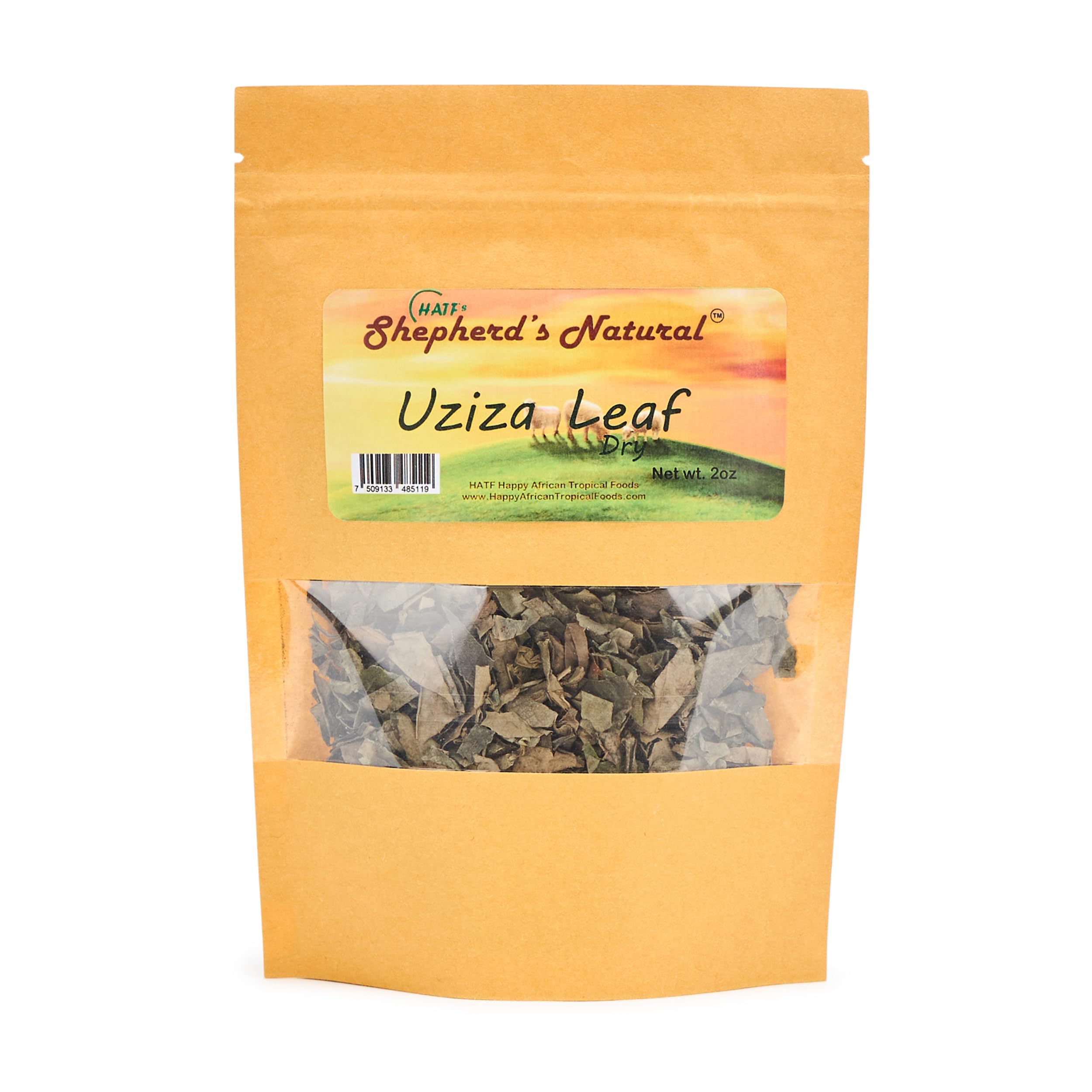 HATF'S SHEPHERD'S NATURAL Uziza Leaves, Dried. 2oz