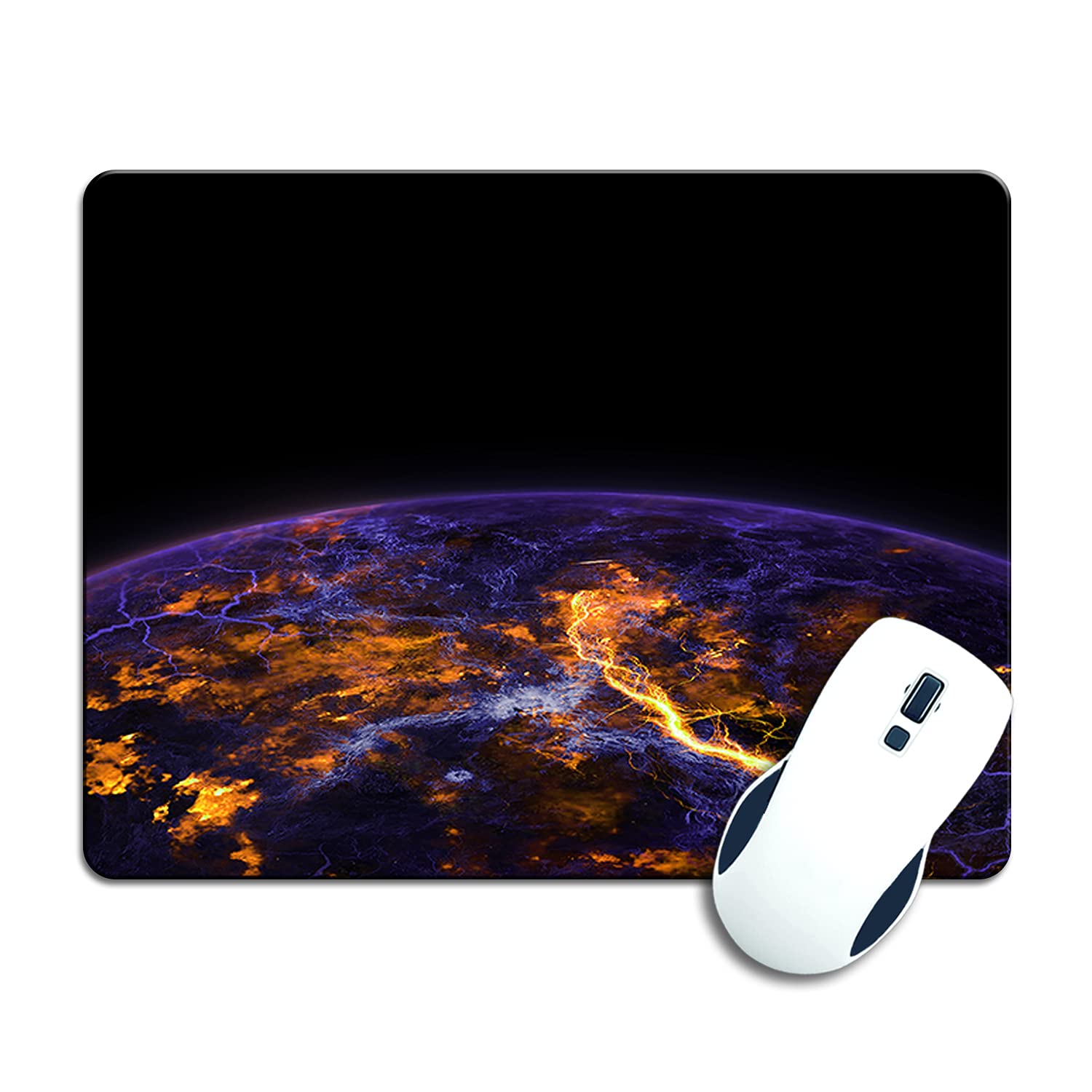 COLORflow Funky Blue and Yellow Abstract Plant Art Black Designer Gaming Mousepad for Laptop Desktop Computer PC Anti – Slip Rubber Base Colors (200MM X 240MM X 3MM) Printed Mouse PAD COLORflow Funky Blue and Yellow Abstract Plant Art Black Designer Gaming Mousepad for Laptop Desktop Computer PC Anti – Slip Rubber Base Colors (200MM X 240MM X 3MM) Printed Mouse PAD