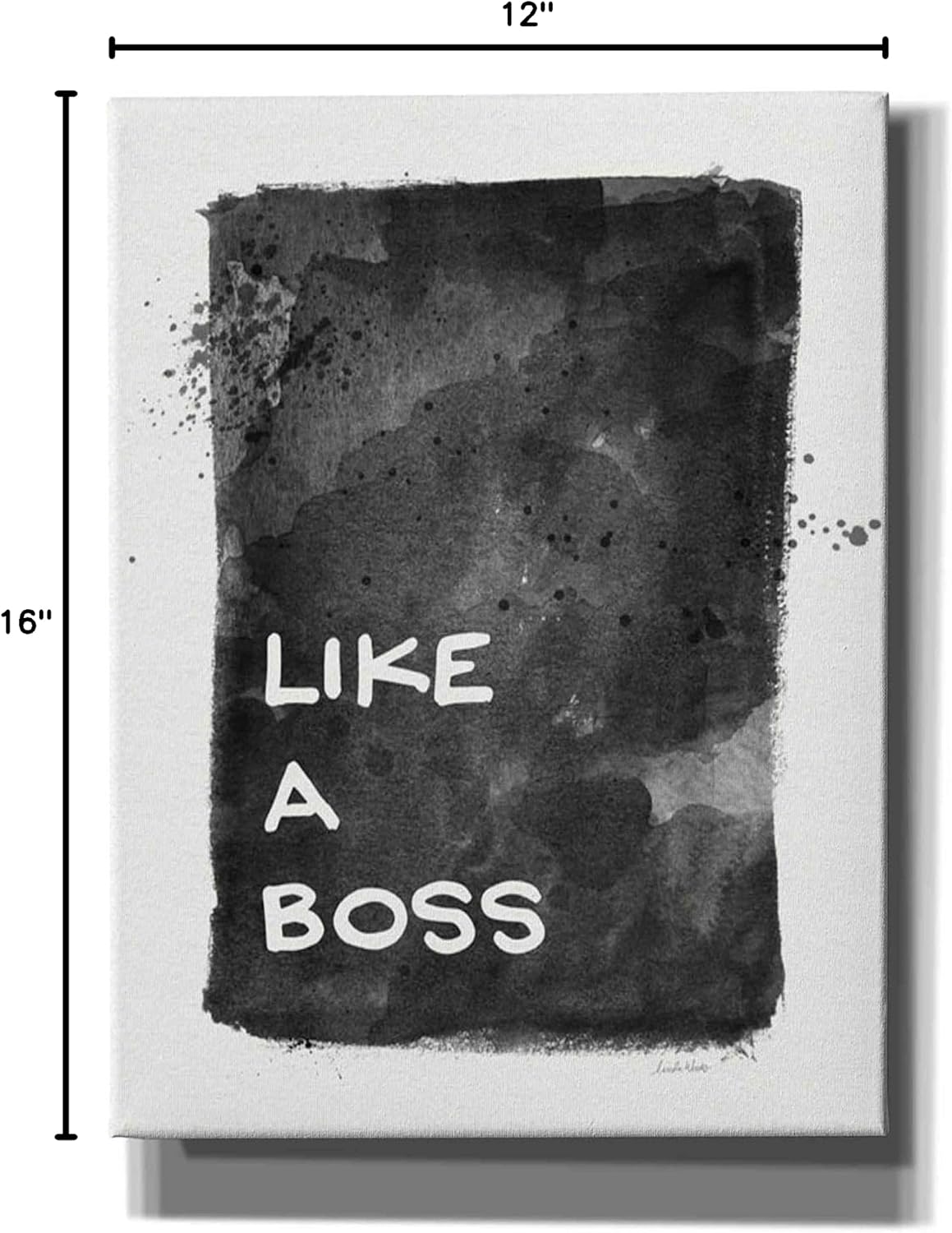 Epic Graffiti 'Like A Boss' by Linda Woods, Canvas Wall Art, 12"x16"
