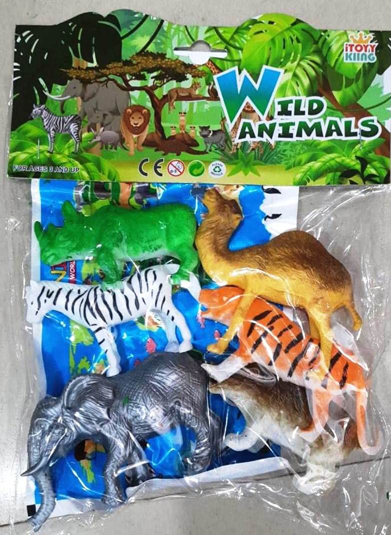 CSPARK Band Wild Animal Toys for Kids Set Play Safely with Wild Animals Set (6 - Piece,Big Size) for Kids,Jungle Animal Toys (B09DLBH3N7) Amazon Price History, Amazon Price Tracker