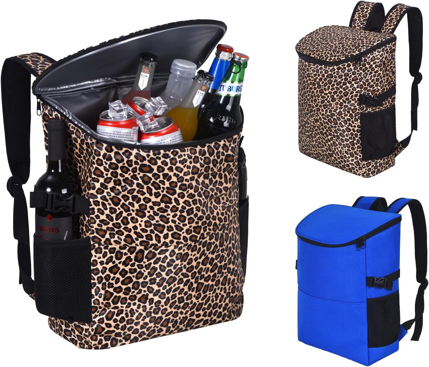 Insulated Leak Proof Cooler Backpack - Lightweight Foldable Cooler Bag for Men & Women, Yeti Backpack Cooler Style, Perfect for Camping Hiking Picnic Beach Travel.