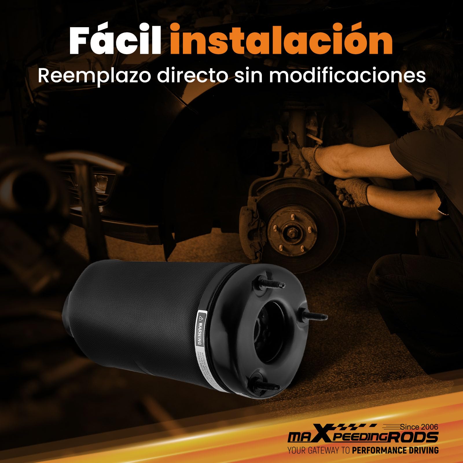 maXpeedingrods Trasero Resorte Suspensión de Aire 2PCS para Mercedes-Benz Clase ML GL W164/X16