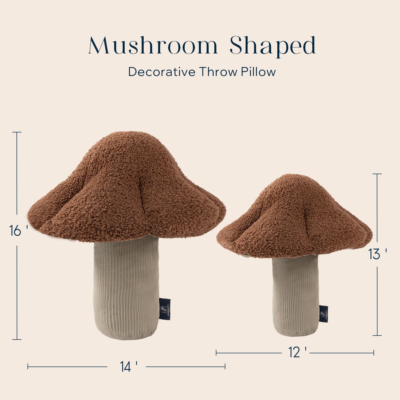 Phantoscope Cojín decorativo de forro polar suave para sofá, cama, silla, sofá, cama, silla, 33 x 30,5 cm