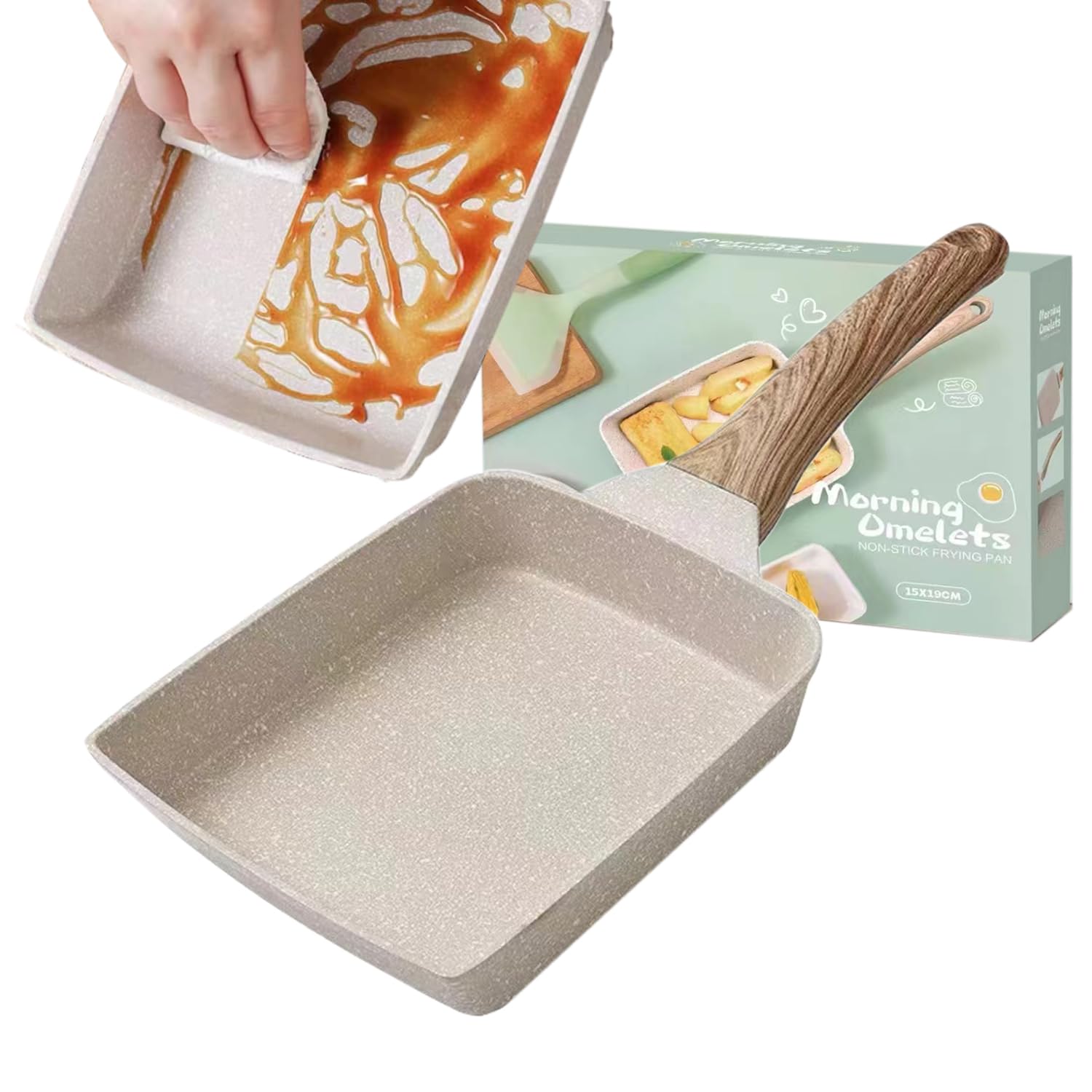 Amazon.com: XZHOUSE Japanese Omelette Pan, Nonstick