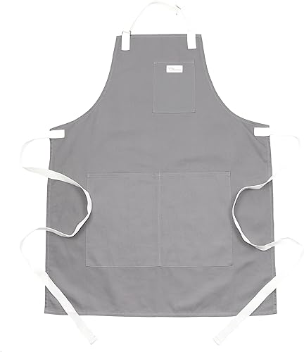 Miniatura 9 de Delantales cósmicos de grado profesional para chef y cocina con bolsillos, 34 x 26 pulgadas, delantal de cocina para servidor, parrilla, hornear