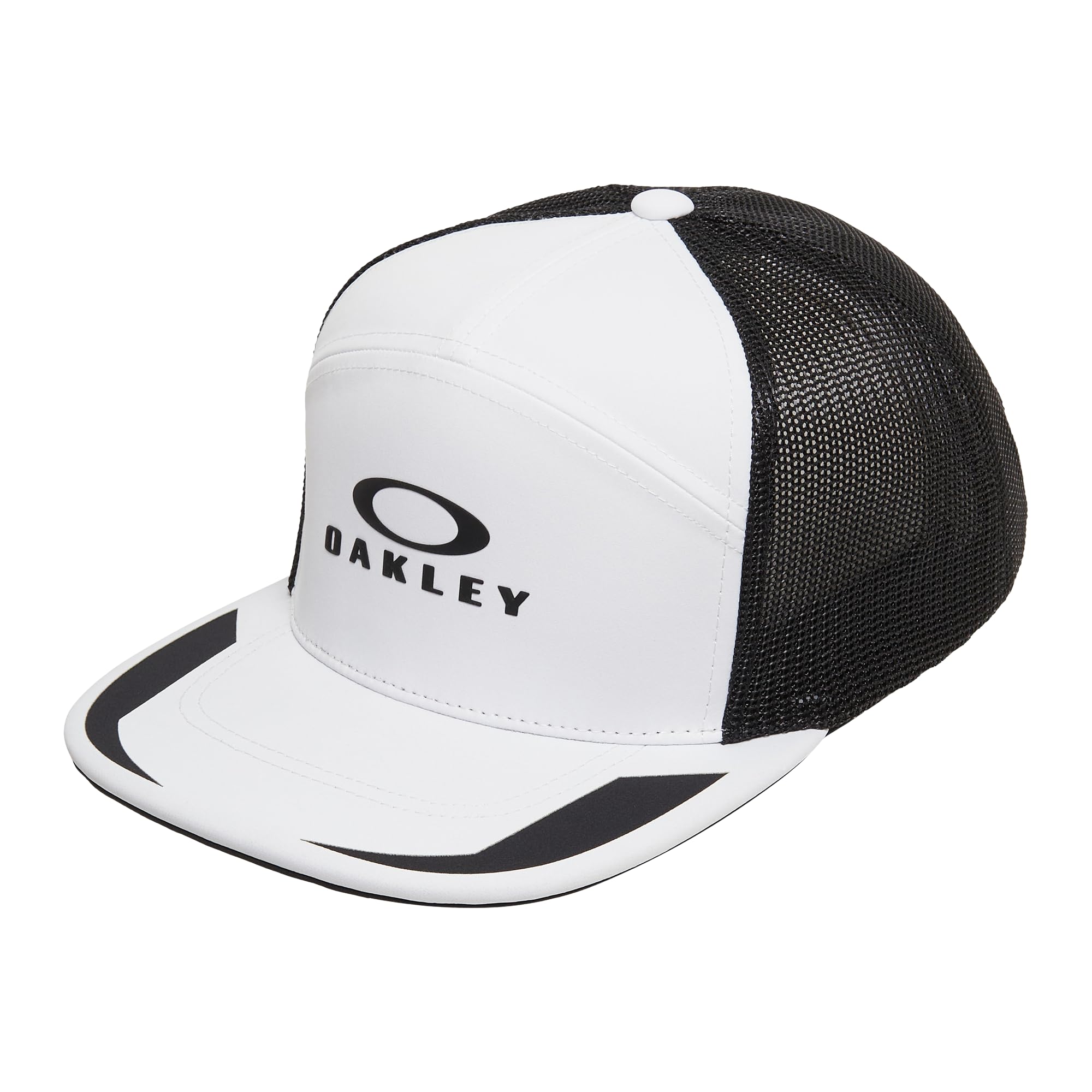Oakley Men's White/Black Podium Trucker Hat