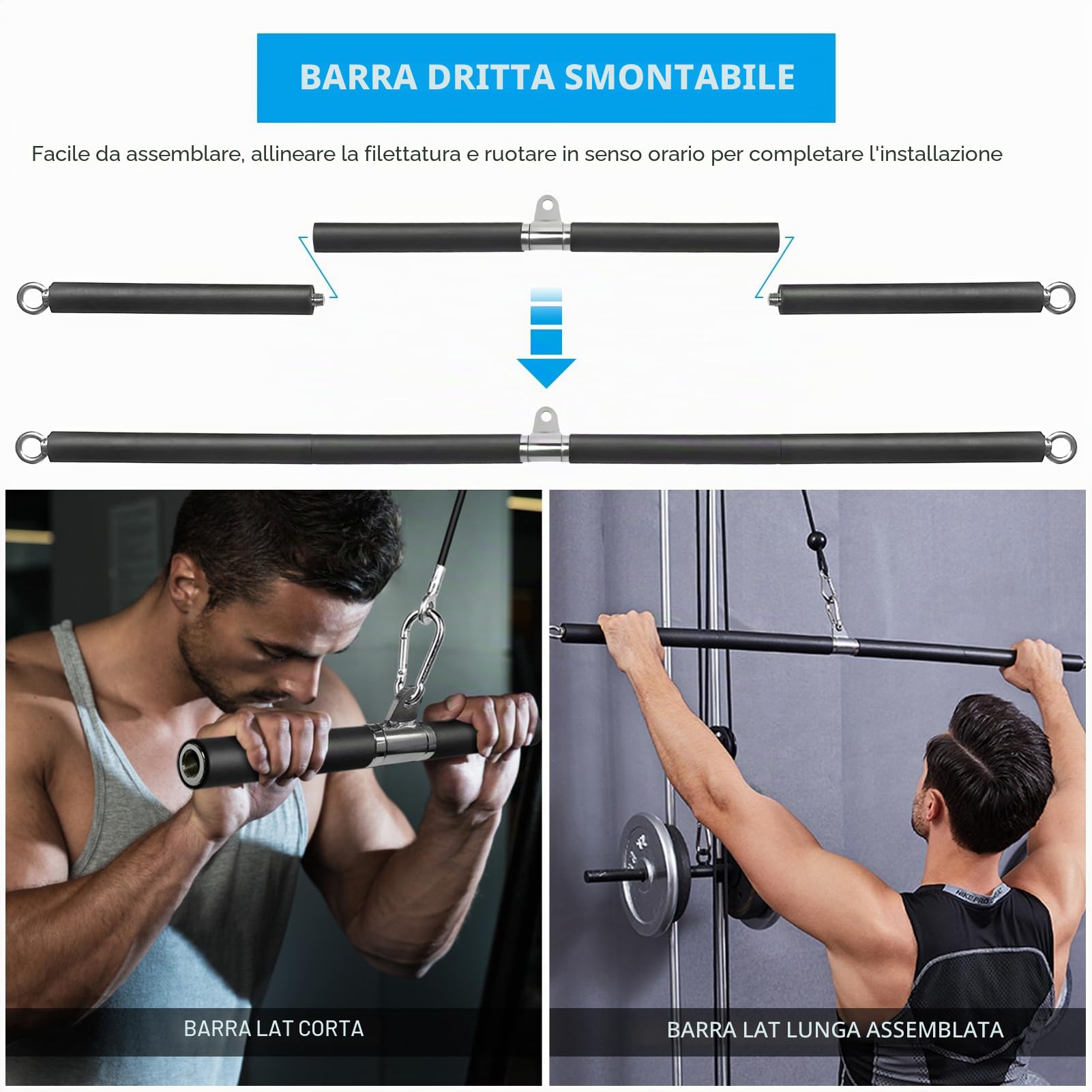 Barra di trazione, bicipiti, barra di trazione, per la casa, bodybuilding, crossfit, allenamento di forza, fitness, palestra, sport