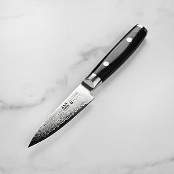 Yaxell Ran Plus 4 Paring Knife - Made in Japan - 67 Layers VG10 Damascus