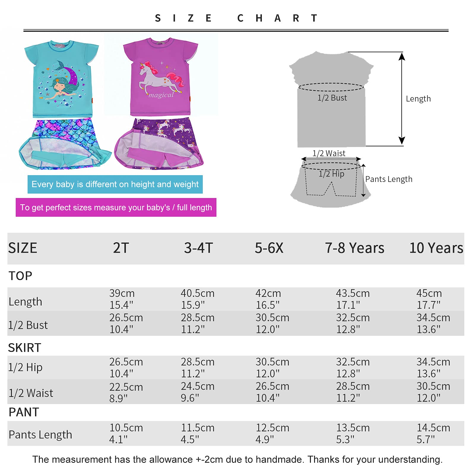 weVSwe Bañador para niña UPF 50+, protección de Manga Larga, Dos Piezas, Nudo de Lazo, Traje de baño Rash Guard con Volantes, puños raros