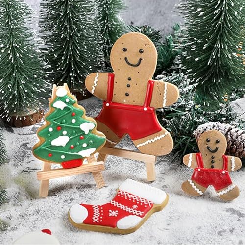 Tuzicake 3Pcs Gingerbread Man Cookie Cutters thumb #4