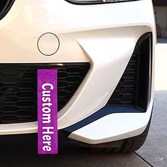 Personalize Tow Strap, Custom Car Decorative Trailer Tow Strap, Car Modification Sports Trailer Belt, Rope Hook Fit for Decorative