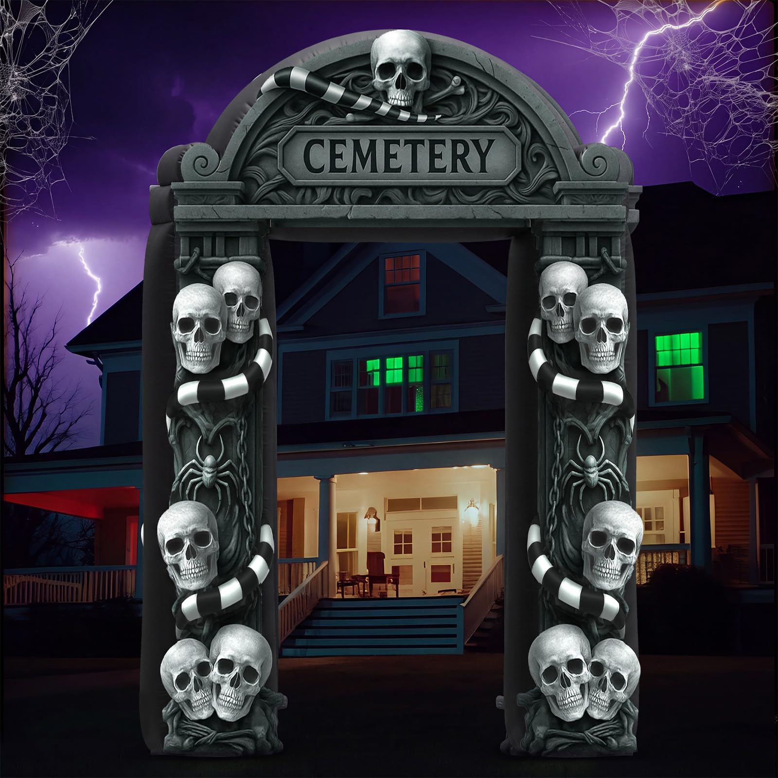Photo 1 of Leyndo 8 ft Halloween Inflatable Arch Decoration