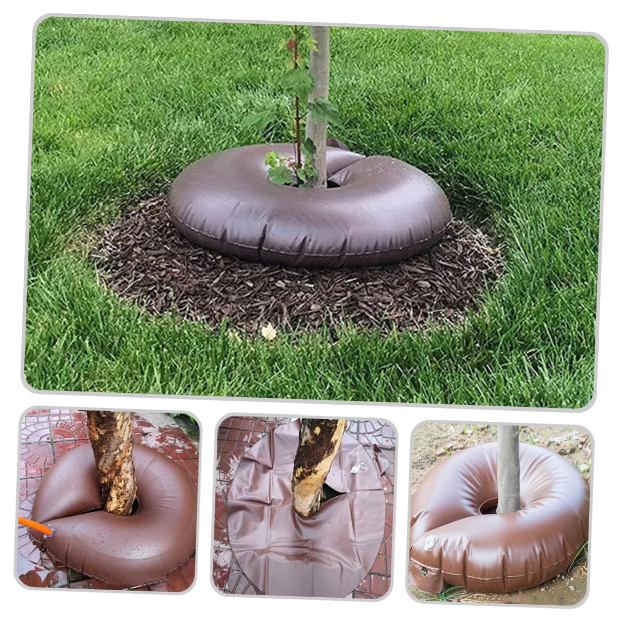 TOYANDONA 2piezas Bolsa De Riego por Goteo para Árboles De PVC Reutilizable para Jardín Ahorro De Agua Sistema De Irrigación Lento