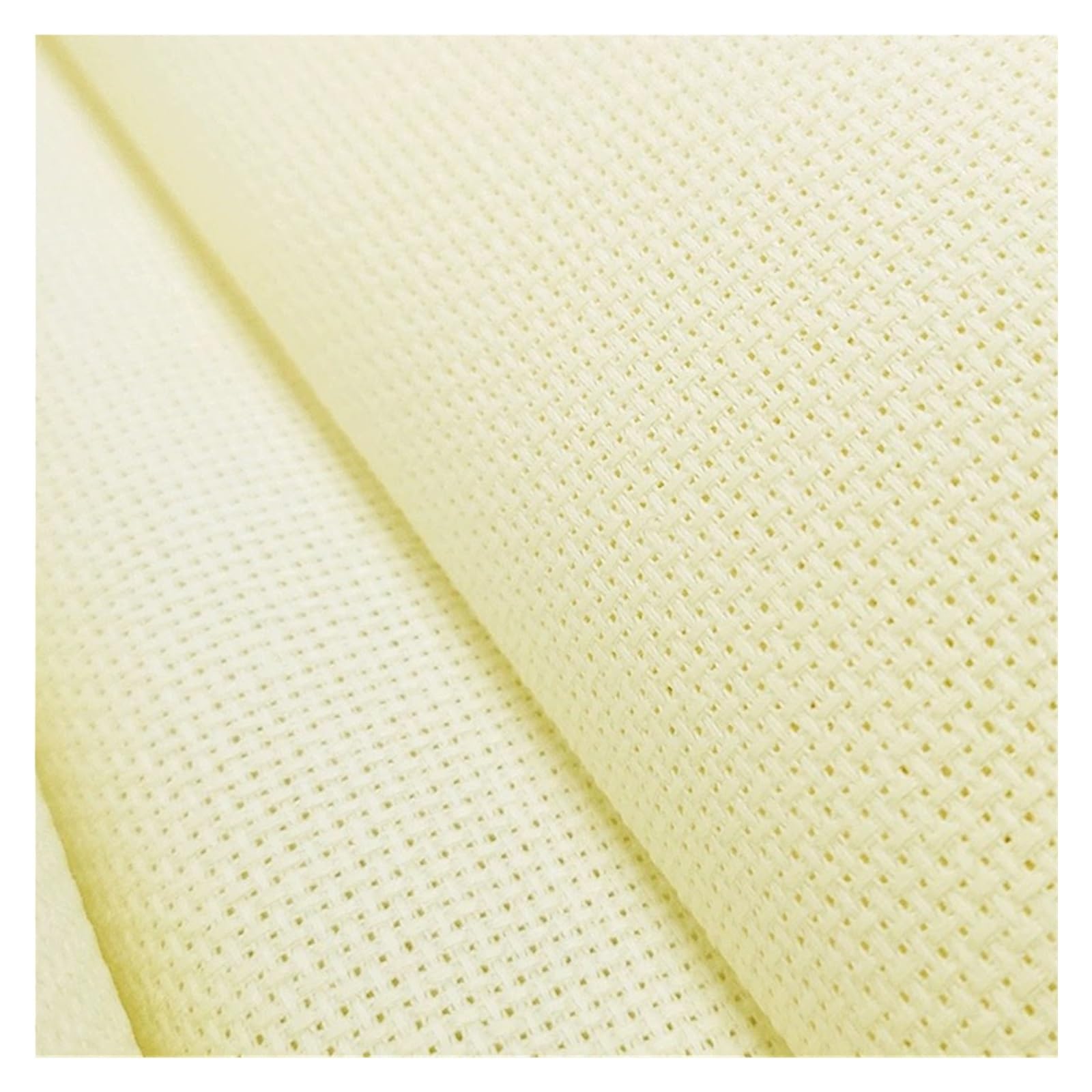 Tela Aida Tela de bordado color crema 14 ct, lienzo for punto cruz, tela Aida, 100 x 150 cm, 200, 300, 500(300x150cm)