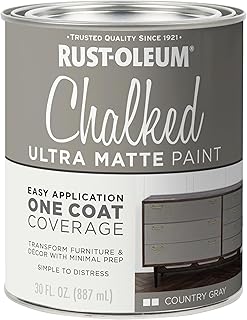 Rust-Oleum Country Gray Chalked All-in-One Ultra Matte Pa...