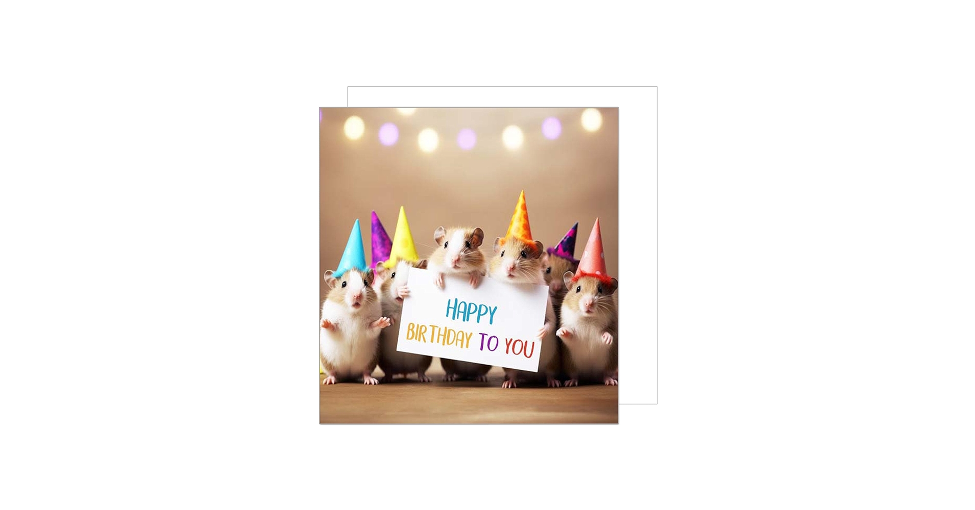 Amazon.com : Edition Seidel Premium Square Birthday Card