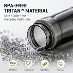 Bouteille d'eau avec paille - pour les enfants adultes, 750ML Sans BPA Tritan, bouteille d'eau de sport avec clip, couvercle de verrouillage, étanche, bouteille en plastique de gym durable pour l'école, bureau, vélo, fitness, noir