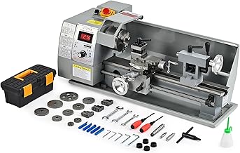 CREWORKS Tisch-Metalldrehmaschine 600W 8x14 Zoll