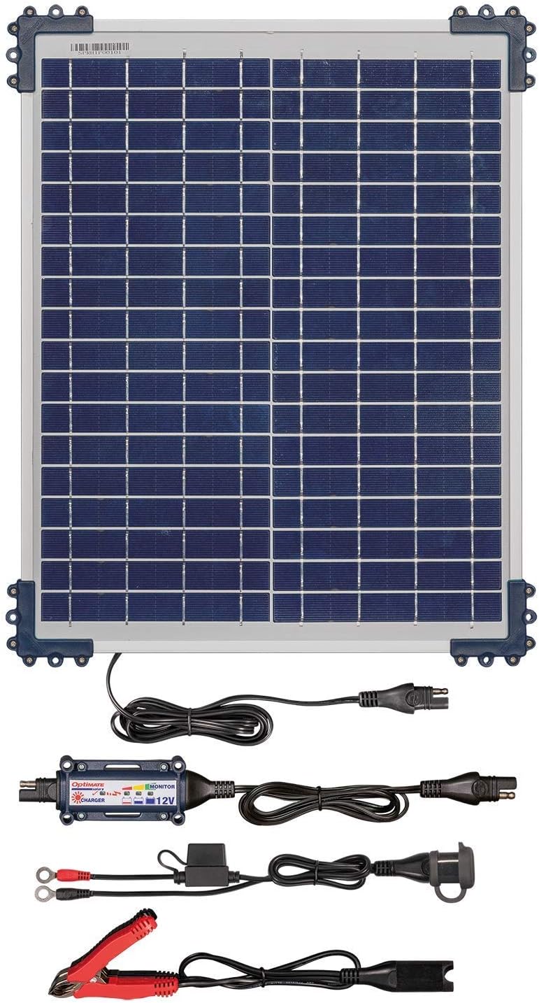 OptiMATE Solar + 20W Solar Panel 6-step 12V 1.66A sealed solar battery saving charger & maintainer