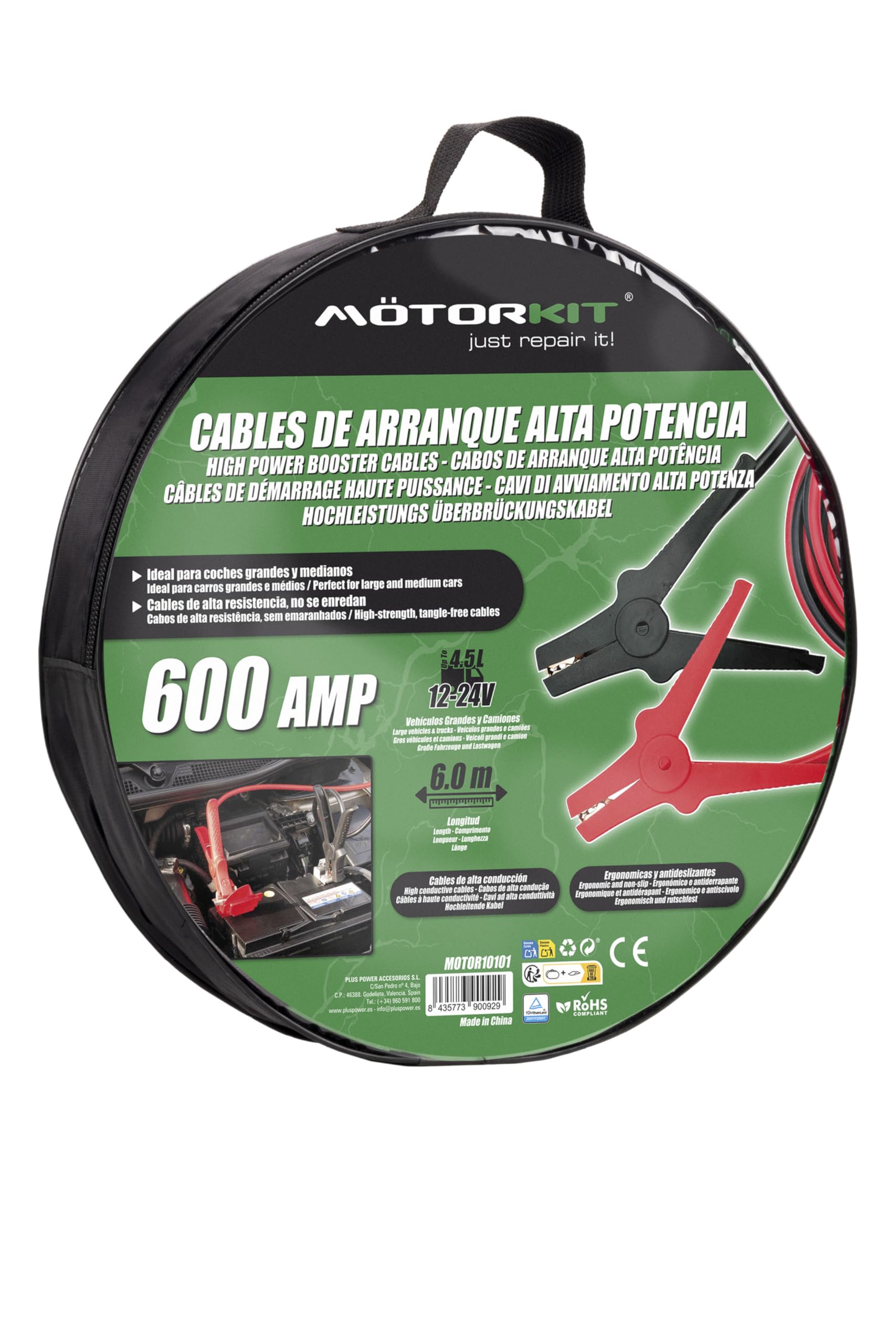 MOTORKIT MOTOR10101 Starthilfekabel