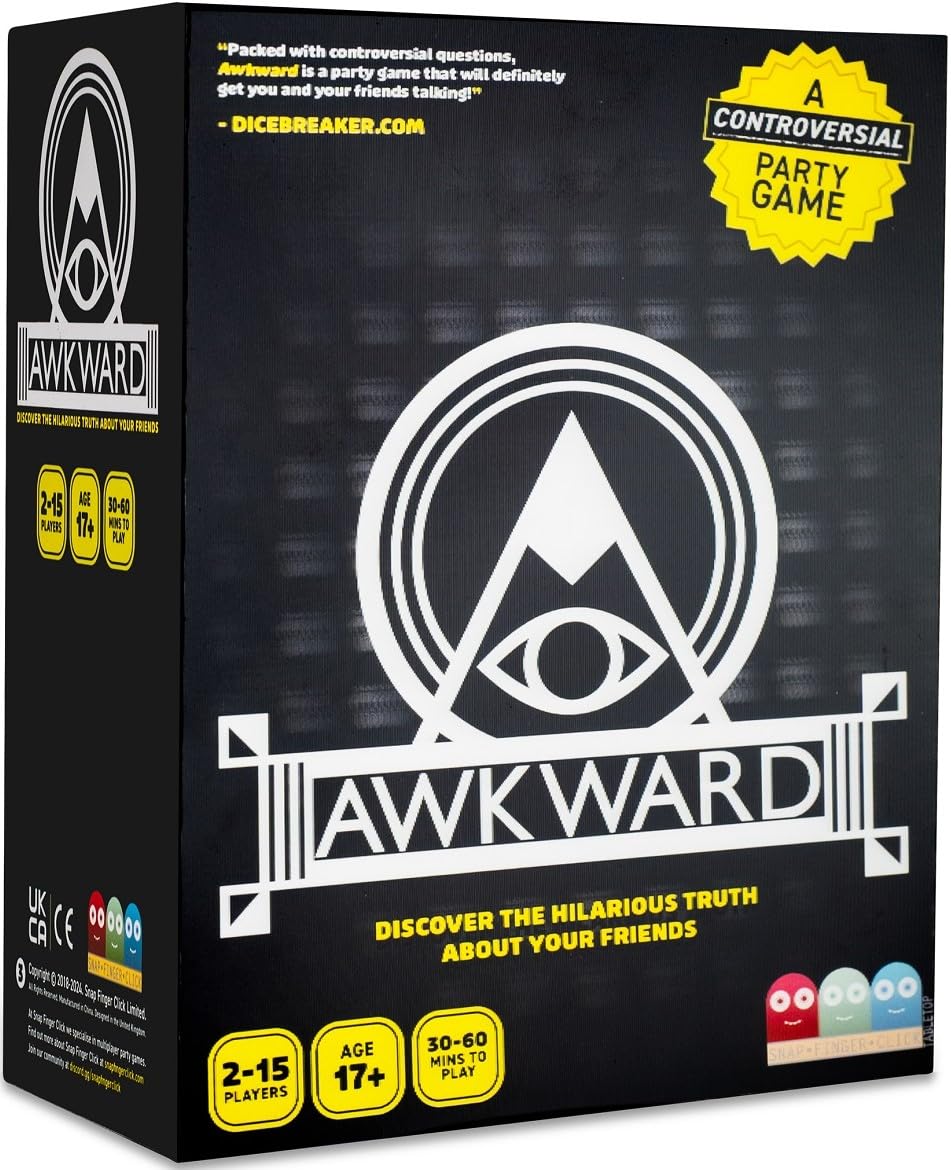 Snap Finger Click Awkward: Controversial Party Game | Card Game For ...