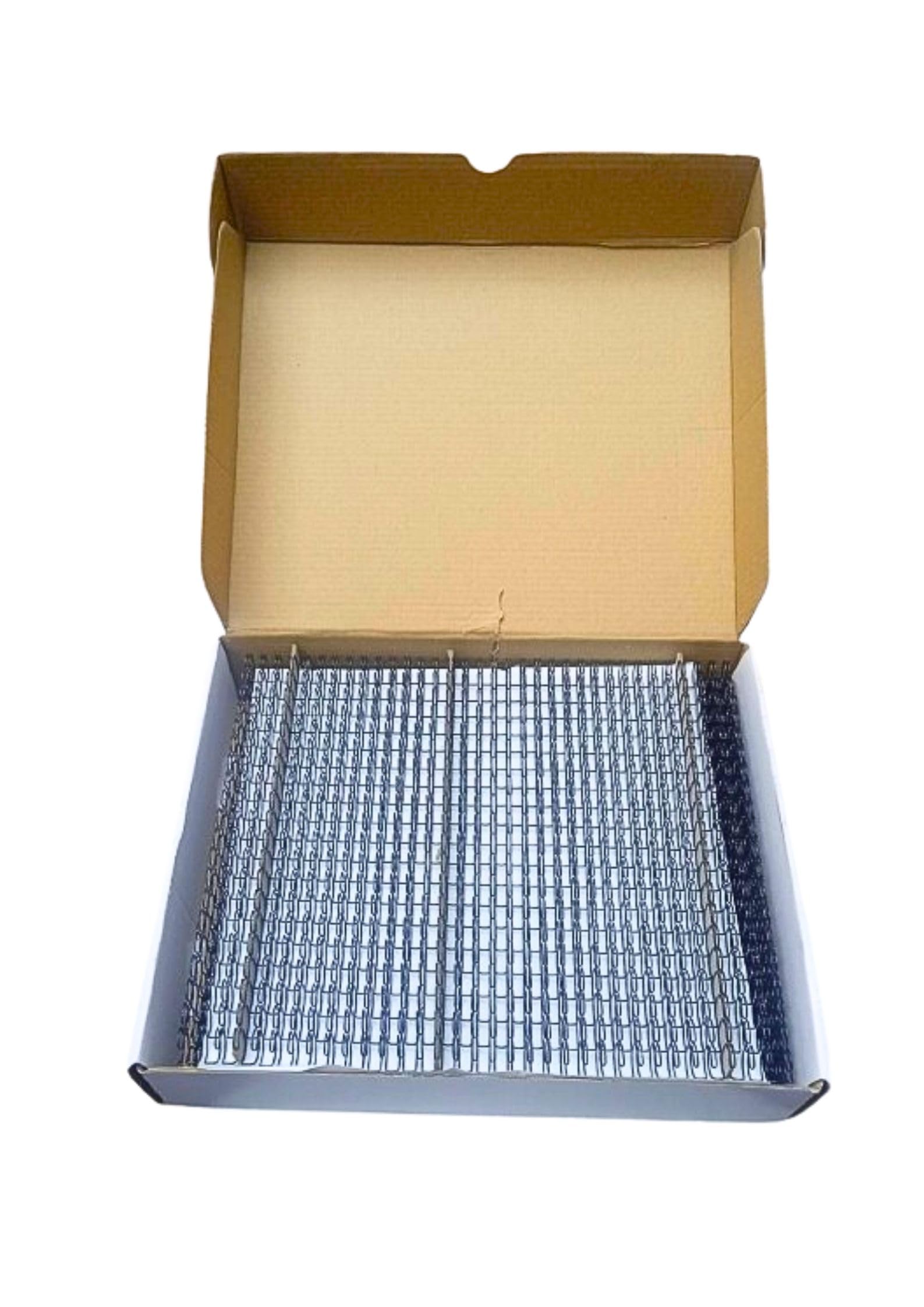 Book Binding Ring,1/2" 12.7 mm A4 Double Loop Wire 2:1 Pitch 23 Loops Wire Ring WHITE 100pcs/box for School Office and Home