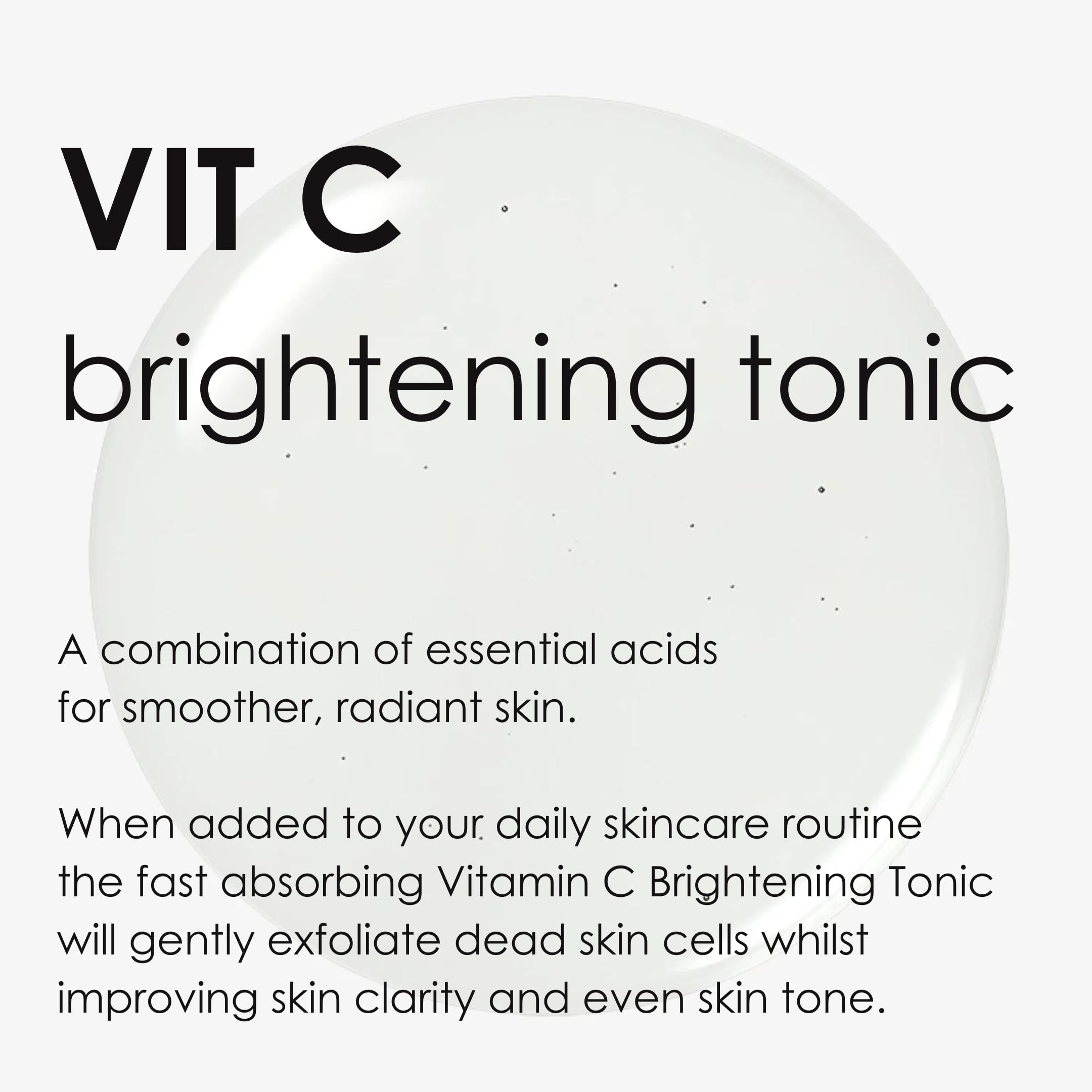 Rodial VIT C Tonic Deluxe 100ml (3.34 fl oz) | Essential Acids for Smoother, Radiant Skin | Vitamin C | Lactic Acid | Glycolic Acid | Vitamin B5