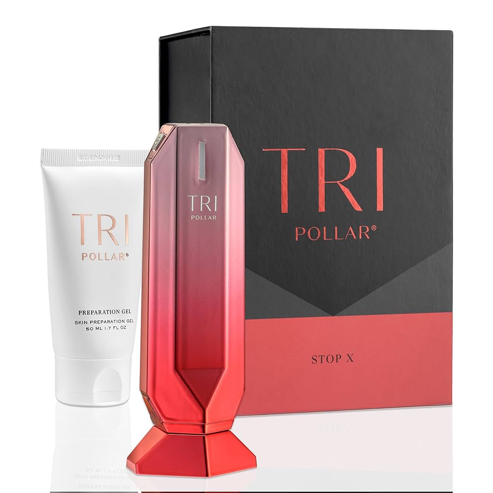 TRIPOLLAR STOP Vブルー＋TRIPOLLAR専用ジェル(50ml) TriPollar Stop X: RF Facial Renewal and Rejuvenation Device