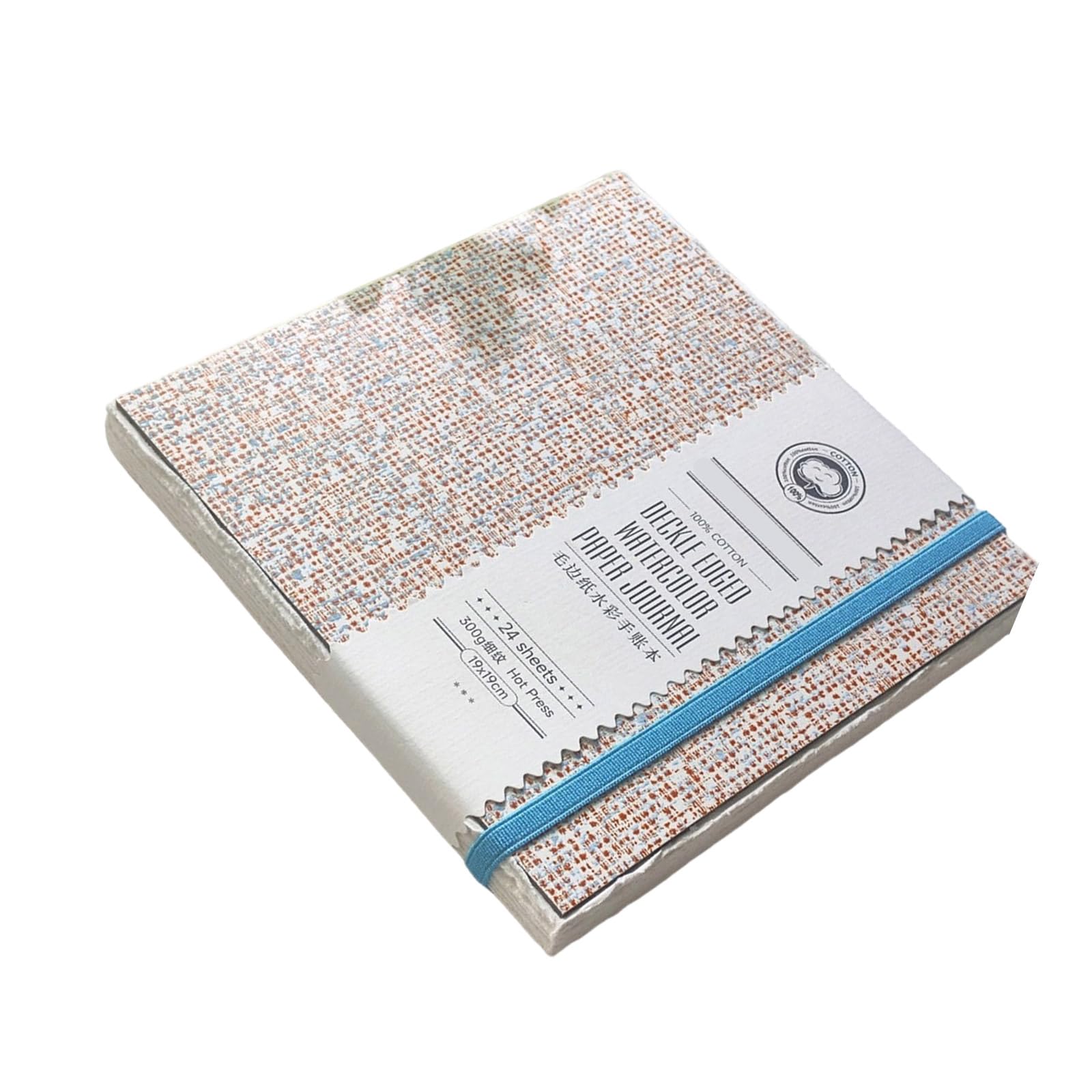 Portable Watercolor Sketchpad Artist Watercolor Paper Pad 24 Sheets 300GSM Paper for Doodling Sketching Journaling Professional Sketch Book for Artists