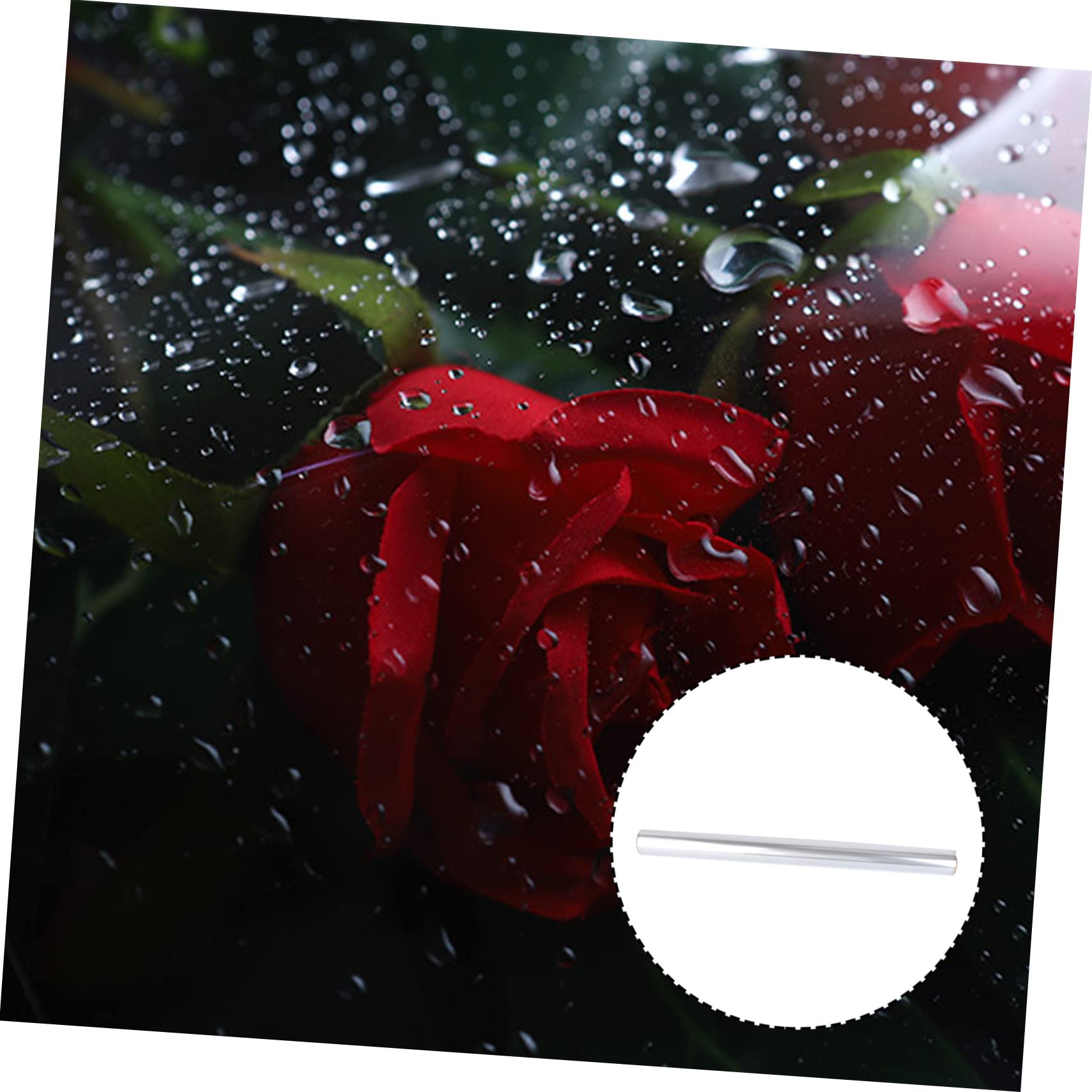 iplusmile Rollo Material Bopp de Celofán Transparente para Envolver Flores y Regalos Protección contra Suciedad y Humedad Adecuado para Envoltura de Obsequios