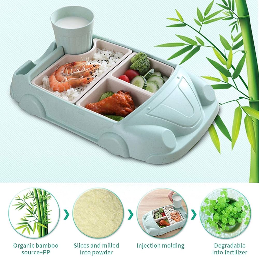 Amazon.co.jp: shopparadise ランチプレート 子供用 食器 仕切り