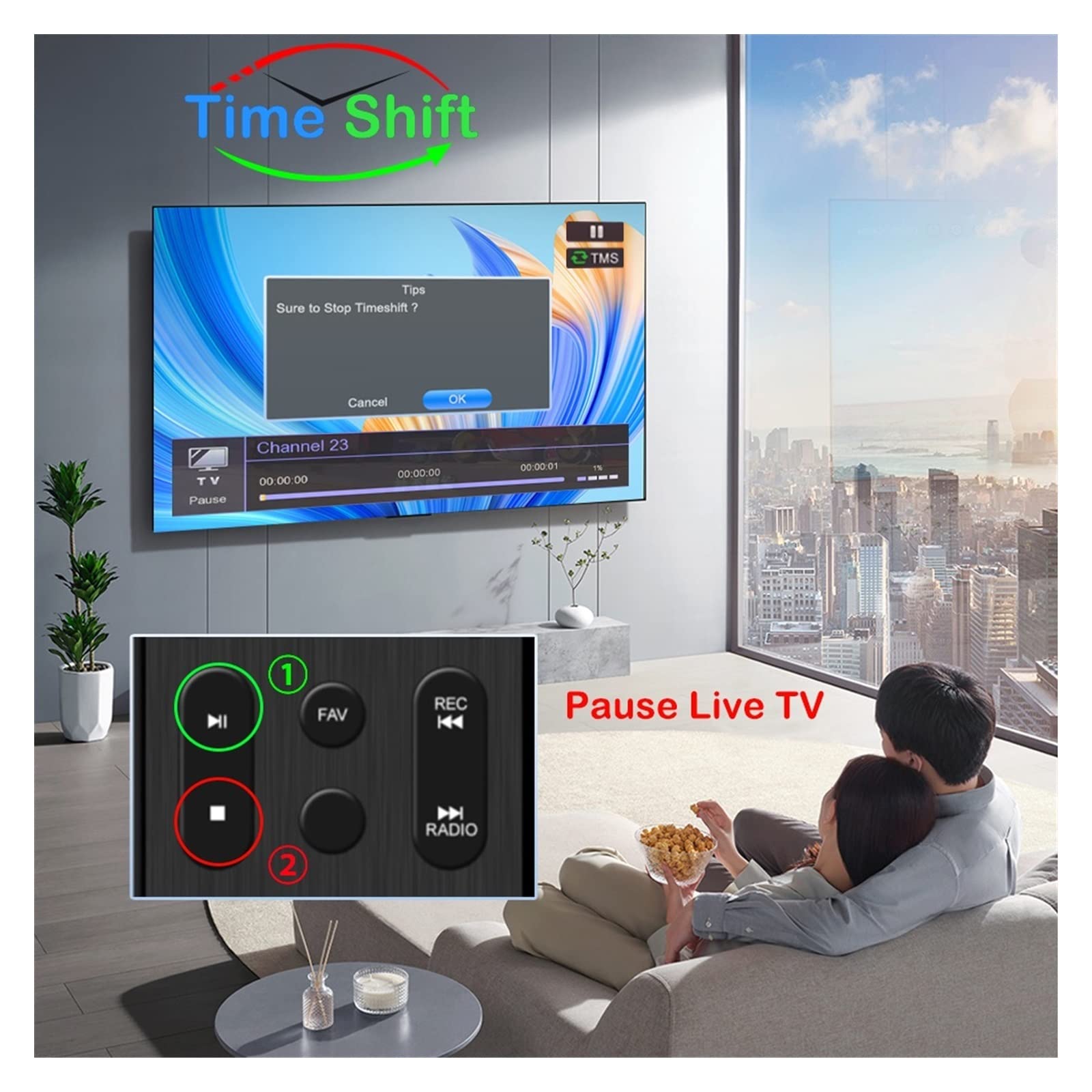 Recherche de satellites DVBS2 H265 Récepteur Satellite Dvb-s2 Internet Live Screen DVB2IP HEVC Satellite Décodeur HD T2MI Récepteur Sat Finder Biss/VU Opération simple et rapide(V5H Only)