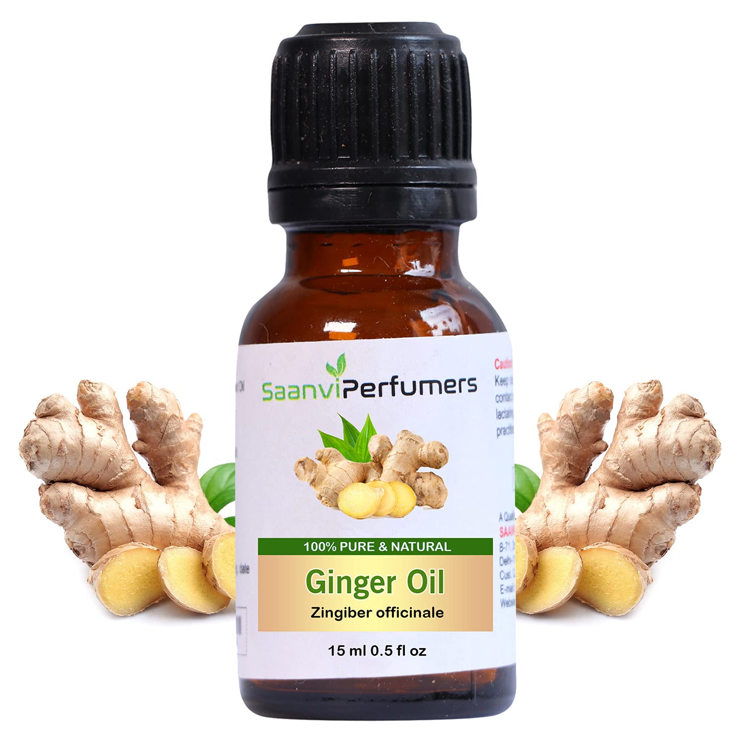 Saanvi Perfumers Ginger Essential Oil 15ML - 100% Pure Natural & Undiluted For Body, Skin Care, Hair Growth, Relief Muscle & Pain, Reduce Tension, Improves Digestive Health Oil (15ml)-image-27