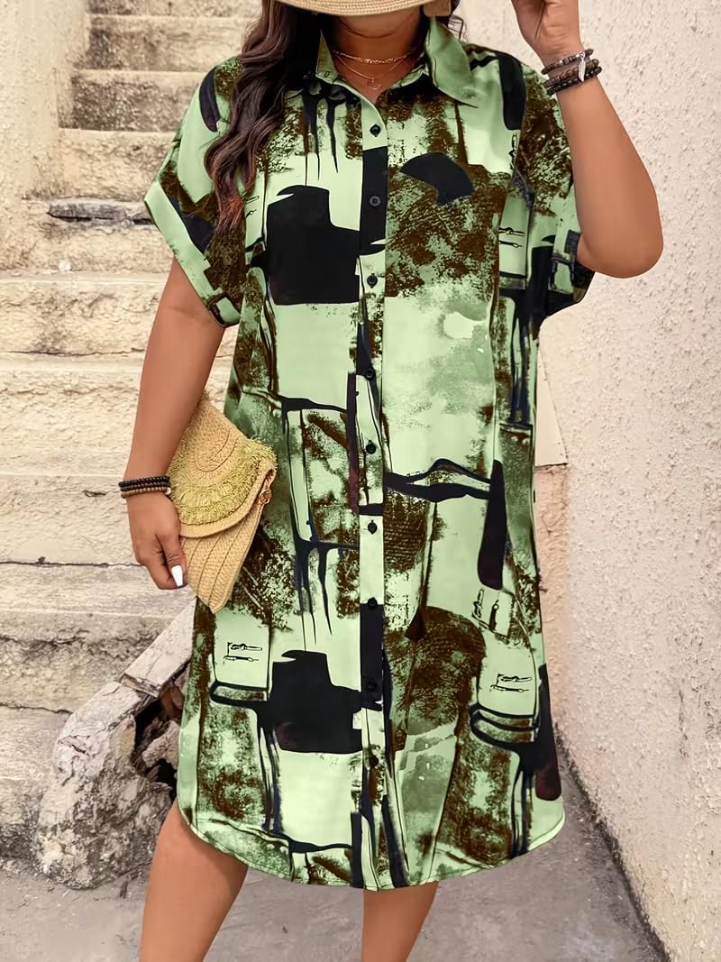 Women's Casual Plus Size V Neck Bodycon Dress Floral Boho Summer Wedding Guest Dresses 2026
