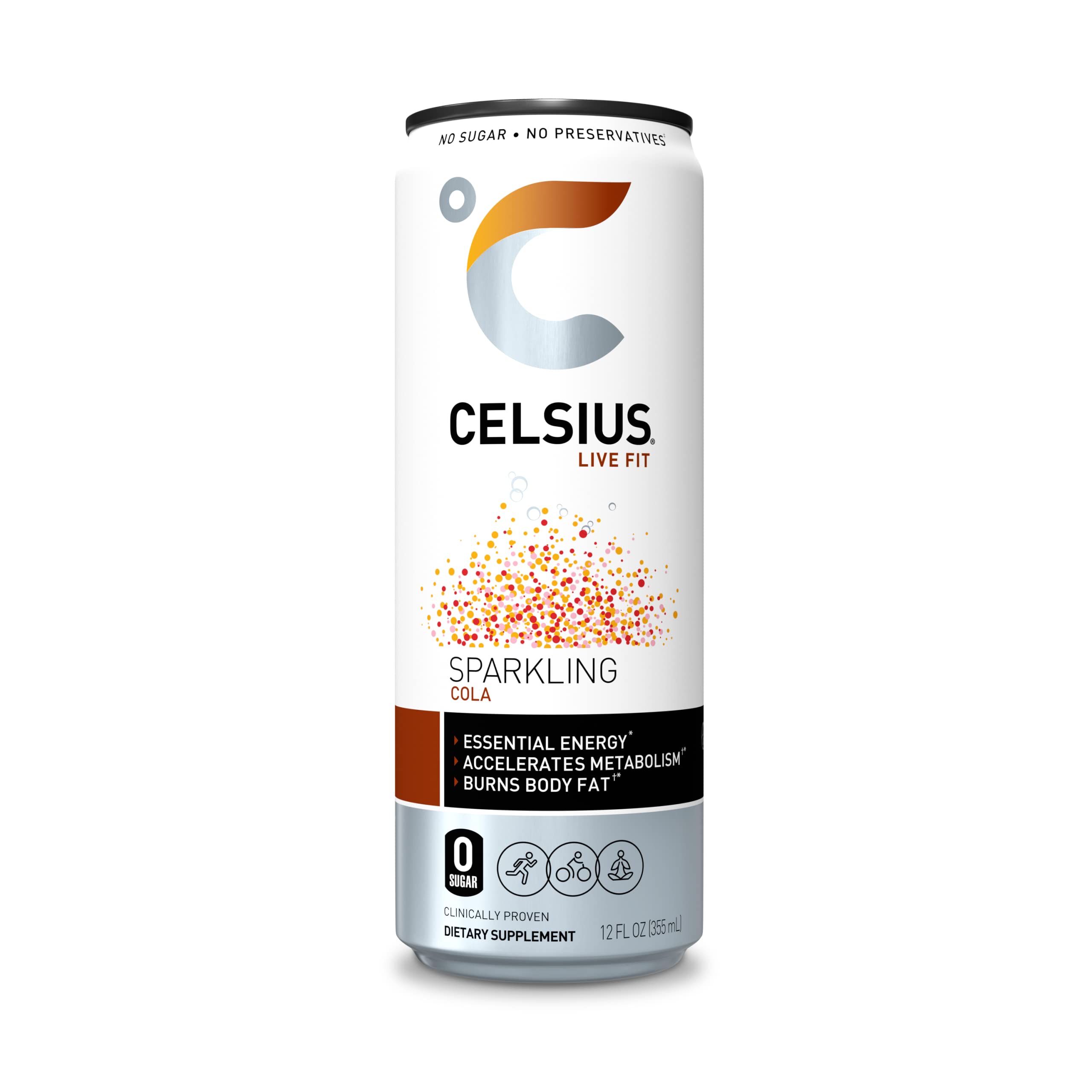 CELSIUS Fitness Energy Drink 12 Fl Oz, Sparkling Cola (Pack of 12) Buy