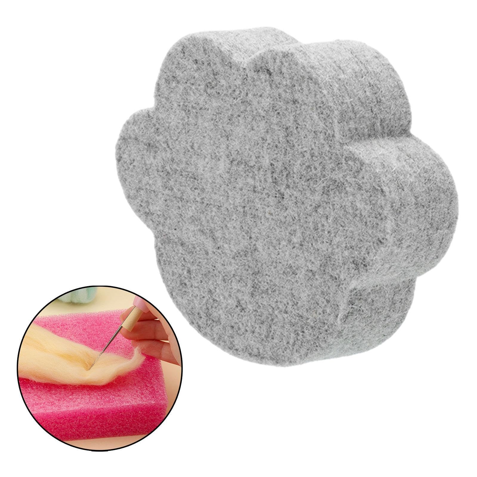 KSJOAIDDE Nadelfilz-Pads, Pfotenform, DIY-Fittings, Nassfilzen für Präzisionsfilzen, 15 x 18,5 x 3 cm, 5 Stück