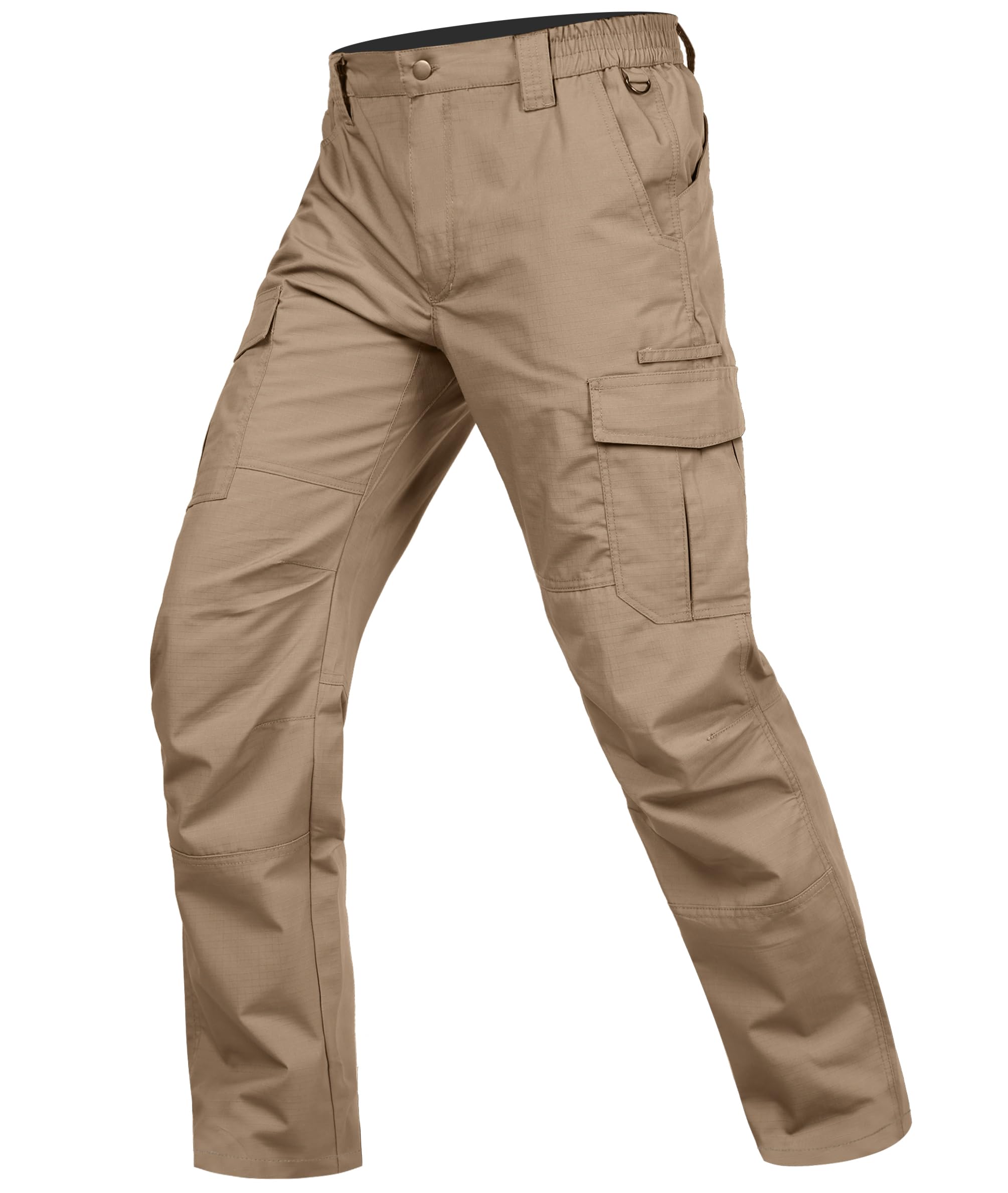 Mens Cargo Work Pants Waterproof Hiking Pants for Men Ripstop Tactical Pants Multi Work Pants with 7 Pockets