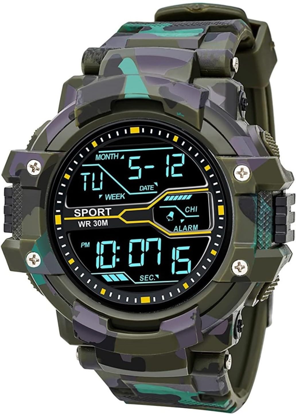 SS Collection Digital Analogue Black Dial Mens Watch (B07HD9LPSC) Amazon Price History, Amazon Price Tracker