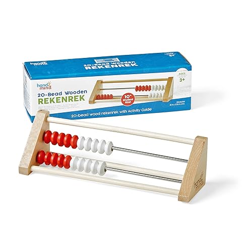 ETA hand2mind ábaco de 20 cuentas, para estudiantes, Rekenrek