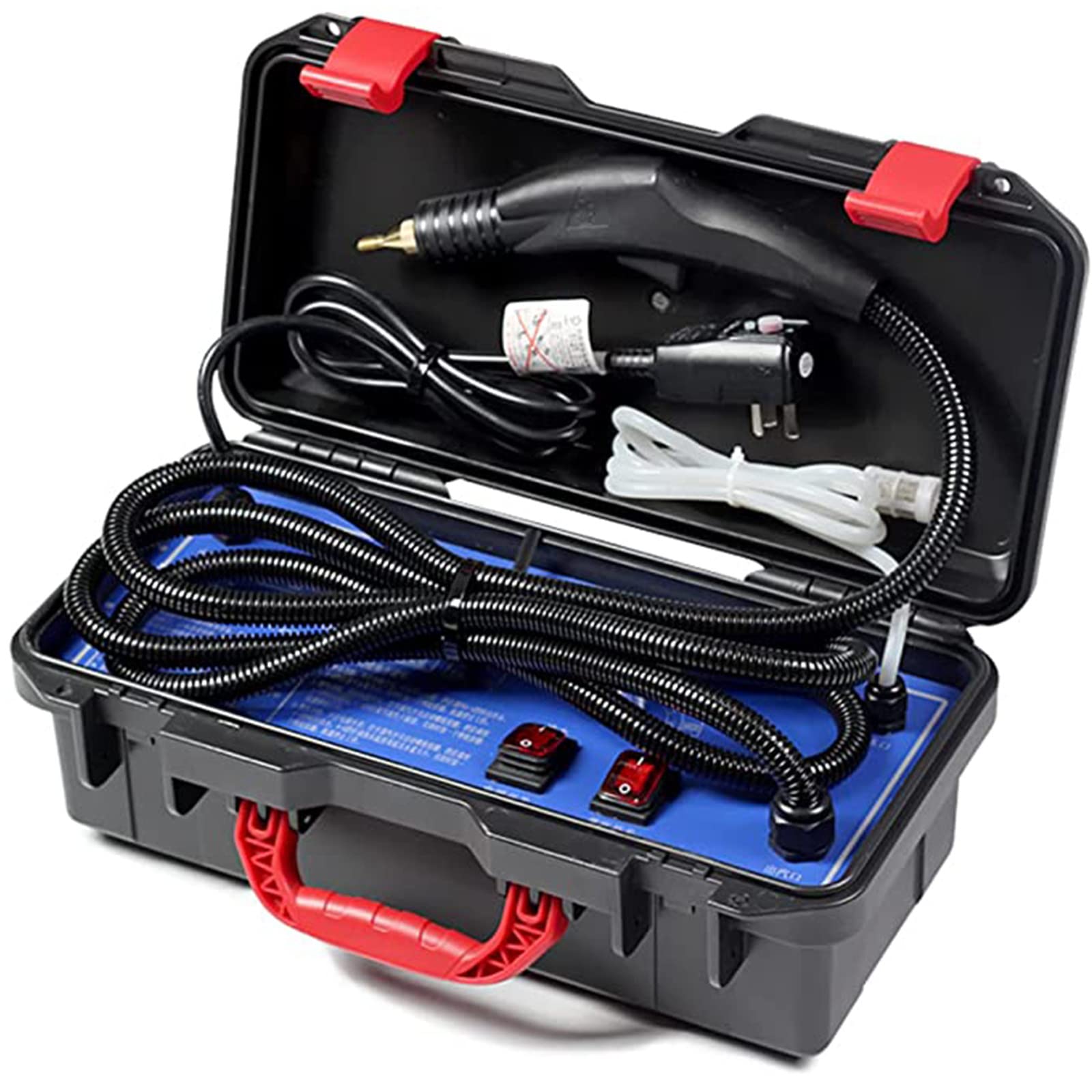 XYEJL Multi Purpose High Pressure Steam Cleaner, Portable High Pressure Steam Cleaner with Cleaning Accessories for Household Kitchens, Air Conditioners, Oil Fume, Cars,110V-1700W