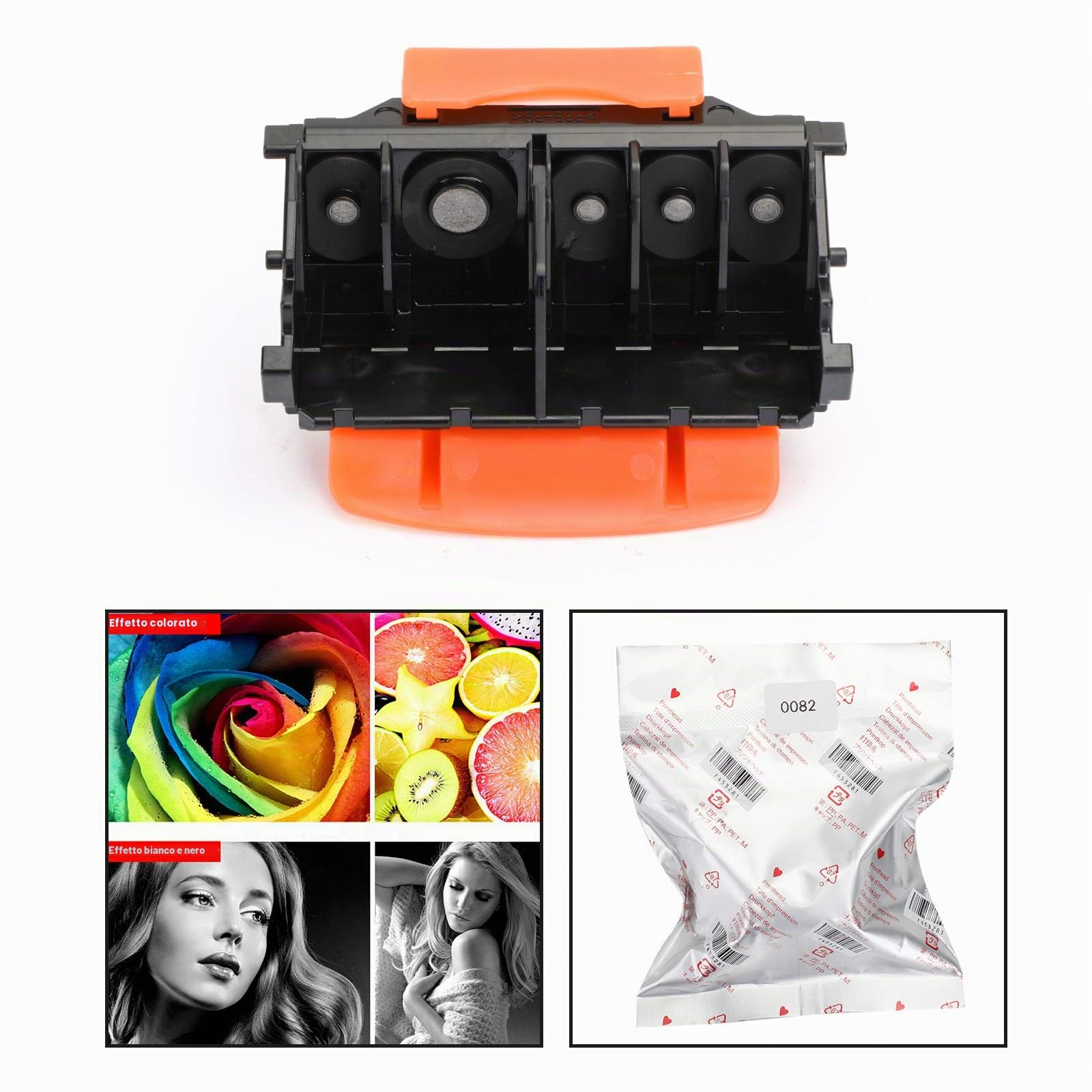 Topteng QY6-0082 - Testina di stampa a colori per Canon IP7200 IP7210 iP7220 IP7240 IP7250 IP7280 per MG5420 MG5450 MG 5550 MG5650 MG6450 MX728
