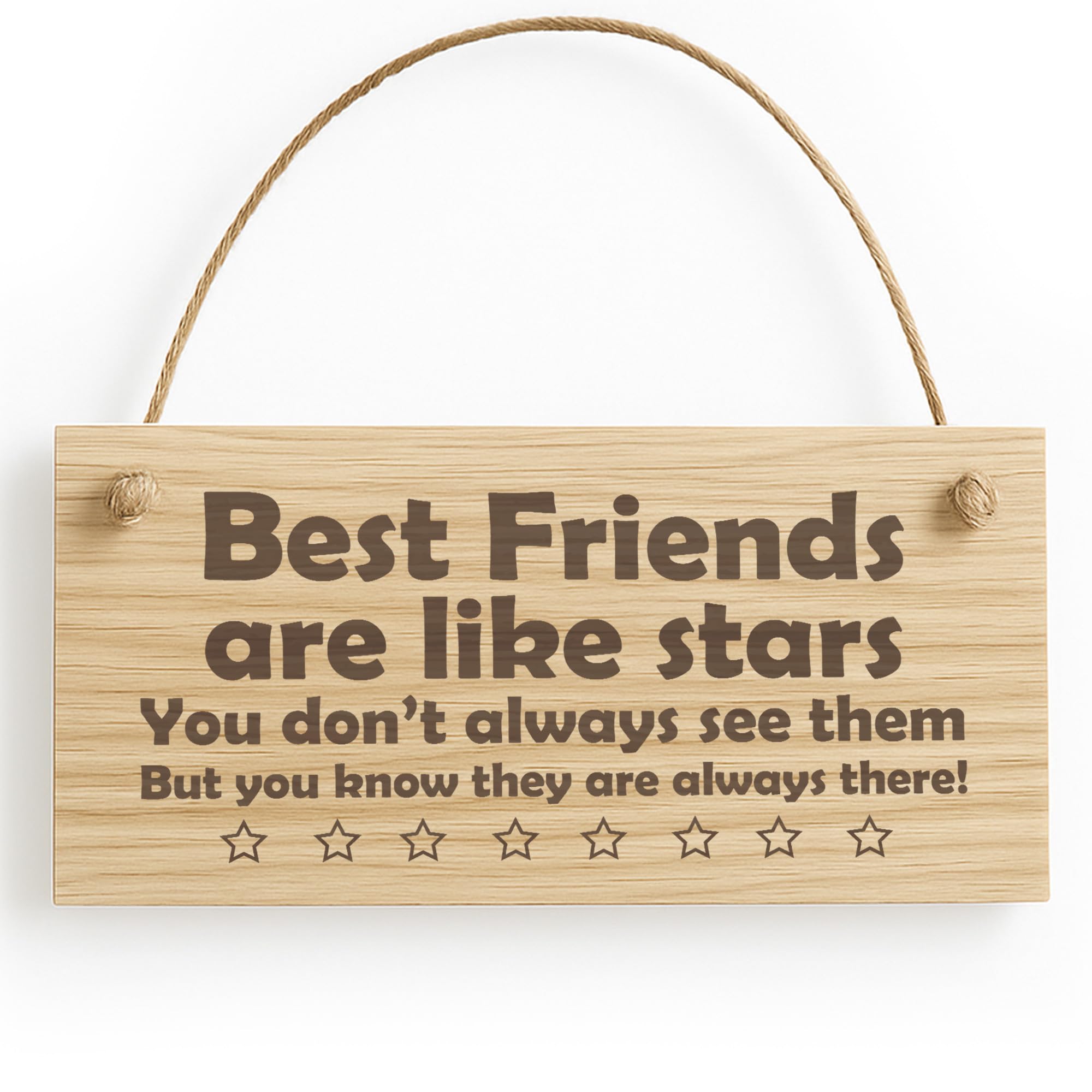 Red Ocean Friendship Sign Hanging Wood Sign Best Friend Gift Birthday Gift For Him Her Keepsake