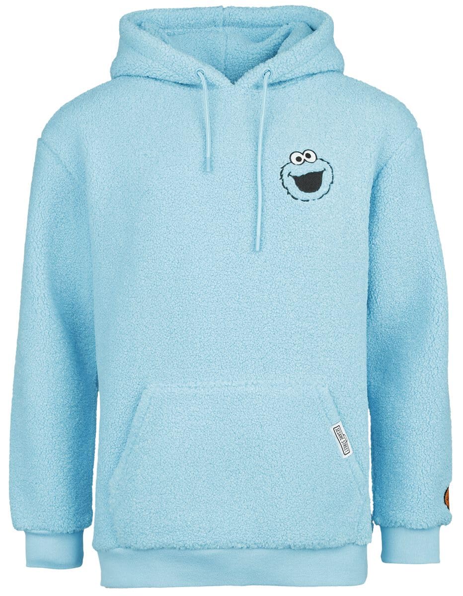 Sesame Street - Felpa con Cappuccio da Uomo, Multicolore Fan-Merch, Serie TV, Multicolore, S
