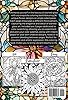 Petals in Glass Coloring Book: A Collection of Stained Glass Flowers #1