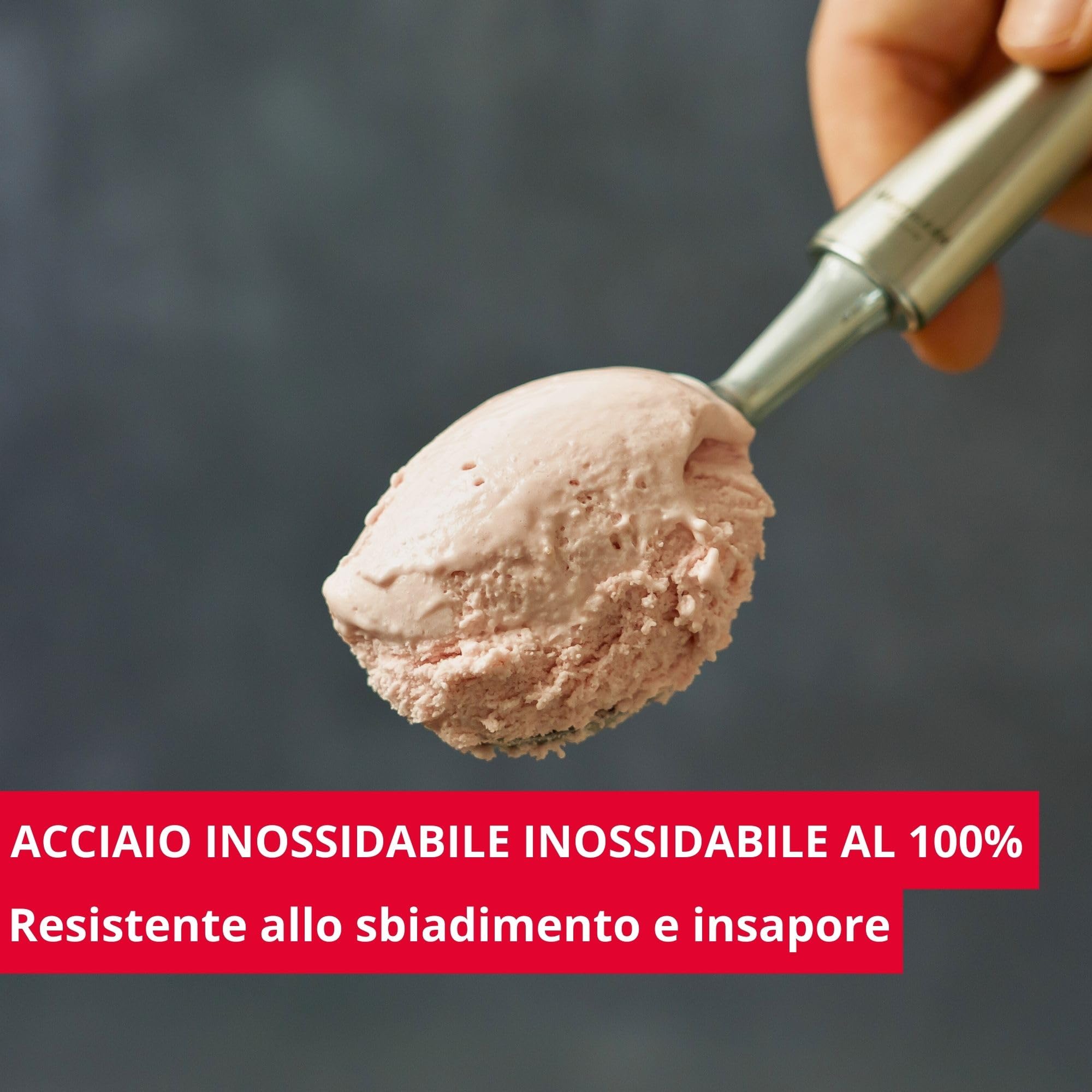 Porzionatore Gelato Meccanico In Acciaio Inox - Per Gelaterie E Casa - Foto 4