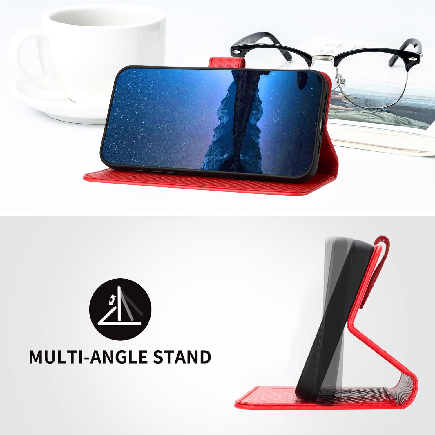 Reddylin 対応 Arrows we2 Plus F-51E ケース 手帳 : Reddylin 対応 Arrows We2 Plus F-51E ケース 手帳型 Arrows We2 Plus ケース  手帳型 かわいい猫 落ち葉 f51e ケース Arrows We2 Plus カバー カード収納 軽量 アローズWe2 Plus ケース