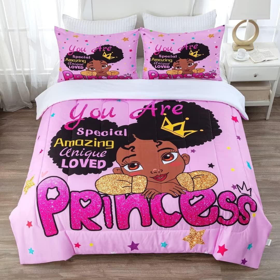 GRAT TIOC Black Girl Comforter Sets Full,Black Girl Magic