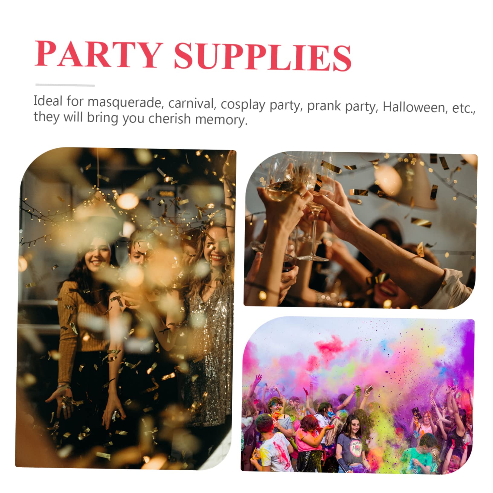 ULTECHNOVO 3 Sätze Teiliges Lippen Photo Prop Aus Glitzerndem Papier Kreative Handheld Requisiten Für Fotokabinen Für Hochzeiten Geburtstage Partys Und Festliche Dekorationen 40 Stück * 3